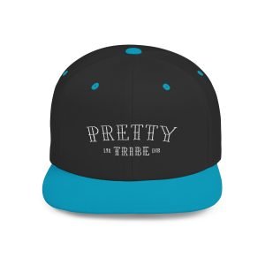 PRETTY Flat Bill Snapback Cap