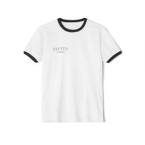 Stylish Unisex Cotton Ringer T-Shirt - 'Pretty Thing' Graphic Design