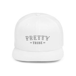 PRETTY Flat Bill Snapback Cap